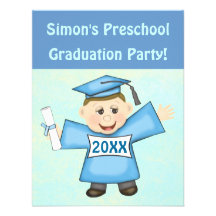 Graduation Party Invitations For Young Boy