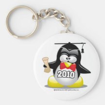 Graduation Penguin 2010 Keychains