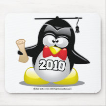 Graduation Penguin 2010 Mouse Pads