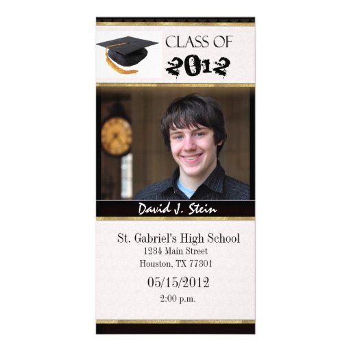 Graduation Photo Card Template