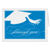 Graduation Thank You Card  |  Blue cards