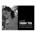 Graduation Thank You Card - Photo Funny! Postcards