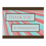 Graduation Thank You III Post Card