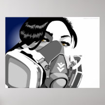 graf mask girl posters
