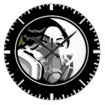 Graf mask wall clock