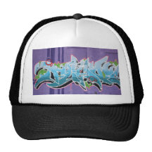 Graffiti, Berlin, Germany Mesh Hat