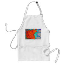 Graffiti in Bright Colours Apron