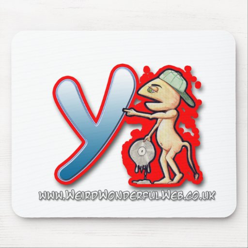Graffiti Letter Y mouse mat
