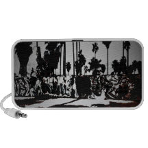 Graffiti mural of Venice Beach iPod Speaker