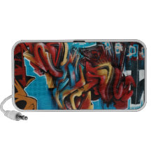 Graffiti street art travelling speaker