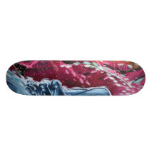 Graffiti Wall Old Focused Man 2.0 Skate Board