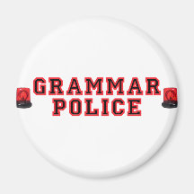 Grammar Police Fridge Magnets