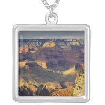 Grand Canyon from the south rim at sunset, Personalized Necklace