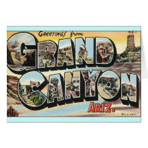 Grand Canyon Vintage Travel Cards
