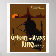 Grand Hotel des Bains (LIDO - Venice) Affiches