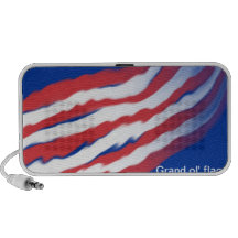 Grand ol' Flag doodle speakers