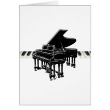 Grand Piano and Keyboard Cards