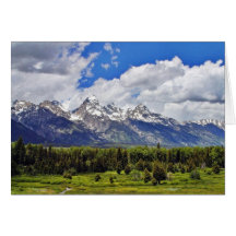 Grand Teton National Park. Greeting Cards