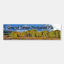 Grand Teton National Park Series 3 Bumper Stickers
