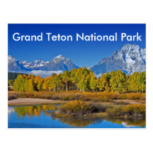 Grand Teton National Park Series 3 Postcards