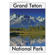 Grand Teton National Park Series 4 Greeting Cards
