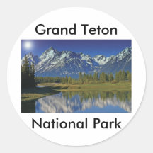 Grand Teton National Park Series 4 Sticker