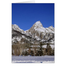 Grand Tetons, WY Winter Card