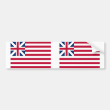 Grand Union, United States flag Bumper Stickers