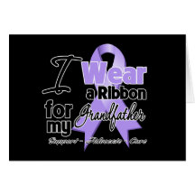 Grandfather - General Cancer Ribbon Greeting Cards