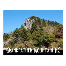 Grandfather Mountain NC Postcard