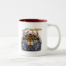 Grandfather Speed Demon Racing Gifts Coffee Mugs