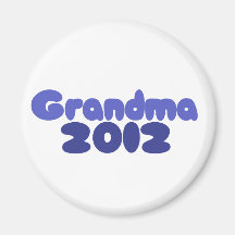 Grandma 2012 fridge magnet