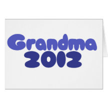 Grandma 2012 greeting card