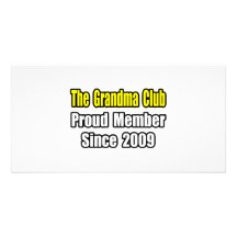 Grandma Club...Since 2009 Personalised Photo Card