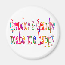 Grandma & Grandpa Magnets