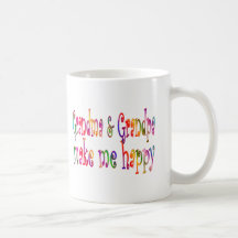 Grandma & Grandpa Mugs