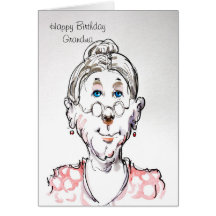 Grandma Happy Birthday Card