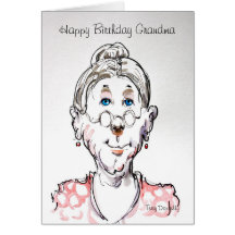 Grandma Happy Birthday Grandma Card