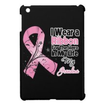 Grandma Hero in My Life Breast Cancer iPad Mini Cases
