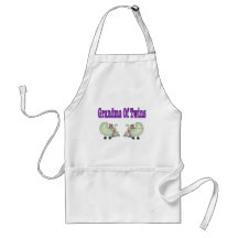Grandma of TWINS Apron