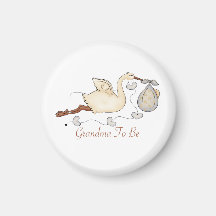 Grandma To Be Fridge Magnet