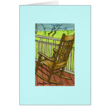 Grandma Was A Rocker Greeting Card