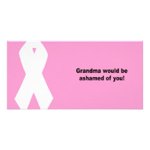 Grandma would be ashamed ofyou photo card
