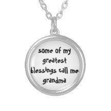 grandma's greatest blessings pendant