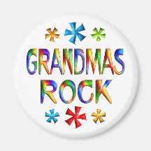 GRANDMAS ROCK REFRIGERATOR MAGNETS