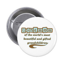 Grandmom of Gifted Grandchildren Pins