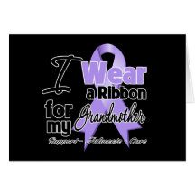 Grandmother - General Cancer Ribbon Greeting Cards