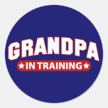 Grandpa In Training Sticker