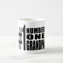 Grandpas Birthdays & Christmas Number One Grandpa Mug
