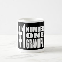 Grandpas Birthdays & Christmas Number One Grandpa Coffee Mug